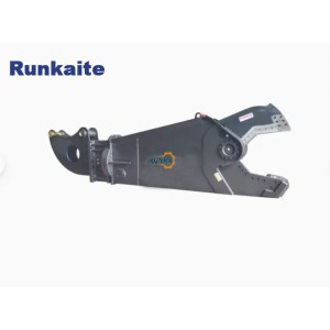 Runkaite  380RT-Quality Hydraulic Shear Excavator Scissors CE Sale OEM ODM Service New Product Excavator Rotating Shears Zx280-7 Scrap Shear 