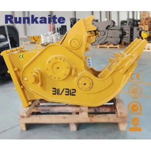 Runkaite  P150C-ODM Excavator/Skid Concrete Pulverizer Hydraulic Scrap Metal Shears Demolition Heavy Duty Factory Price 2025 New Design Scissors