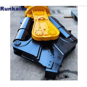 Runkaite   MS22R- Excavator Hydraulic Shear with Replaceable Teeth Concrete Crusher Building Demolition Shears