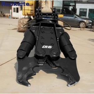 Runkaite CR15R- Double Cylinder Excavator Attachment for Hydraulic Shear and Demolition Work