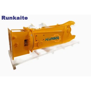 Runkaite   Lmini-L10- Good Quality Hydraulic Demolition Shear, Rotating Metal&Concrete Crusher for Dx215 Excavator